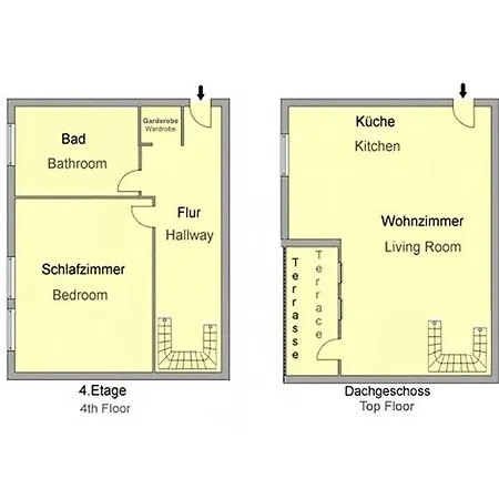 Stylish Maisonette, Prenzlauer Berg, 70m2 * Берлин